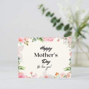 Stralende Liefde: Digitaal Moederdag-Briefkaart Feestdagenkaart