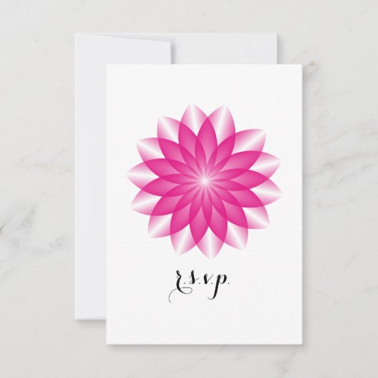 Stralende Lotus RSVP (Voorkant)