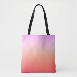 Stralende Pastel Zonsondergang Gradient Draagtas