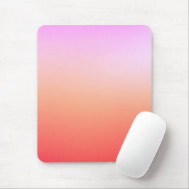 Stralende Pastel Zonsondergang Gradiënt Muismat