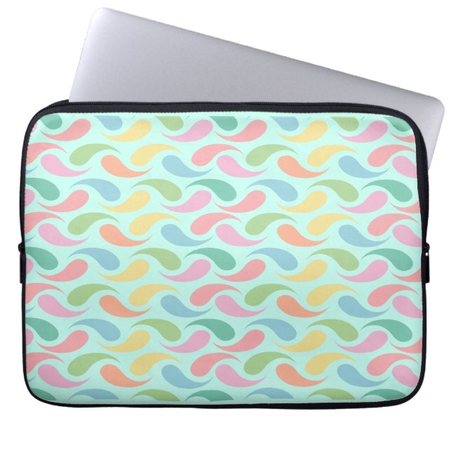 stralende regendruppel laptop sleeve (Voorkant)