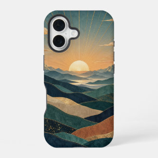 Stralende Richels iPhone 16 Hoesje
