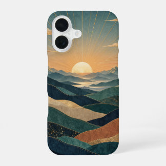 Stralende Richels iPhone 16 Hoesje