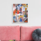 Stralende Ritmen Canvas Afdruk (Insitu (Woonkamer))