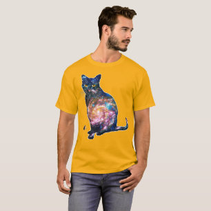 Stralende Ruimte In Kat T-shirt