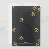 Stralende Sneeuwvlokken Algemene Kerst Fotokaarten Feestdagenkaart (Achterkant)