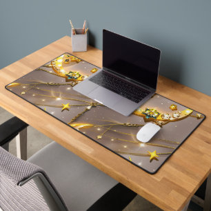 Stralende Topaz Geel Maanfasen Decor Bureaumat
