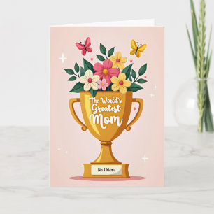 Stralende Trofee Moeders Liefde Kaart