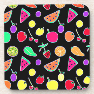 Stralende Tropic Neon Magic Bier Onderzetter