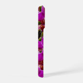 Stralende Trossen: De Magenta Orchidee Symfonie, iPhone Hoesje (Rechterkant)