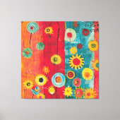 stralende tuin canvas afdruk (Voorkant)