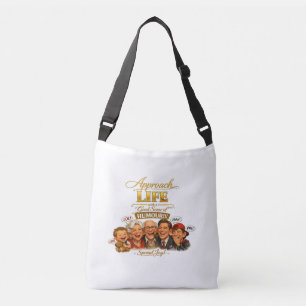 Stralende vreugde crossbody tas