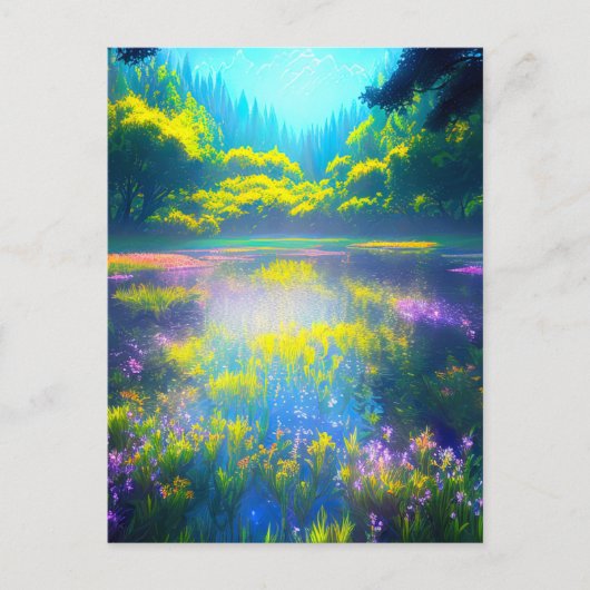 Stralende wildernis briefkaart (Voorkant)