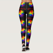 Stralende Zon – Pride Kunst Leggings (Achterkant)