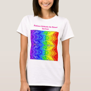 “Straling” – Een abstract trotspatroon T-shirt