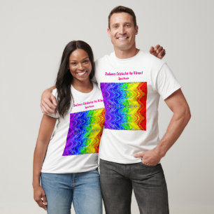 “Straling” – Een abstract trotspatroon T-shirt