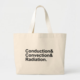 Straling van geleidingsgeleiding   Warmteoverdrach Grote Tote Bag