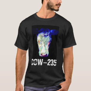 Stralingskop met gloeiende gloed t-shirt
