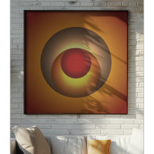 Stralingslagen: zonsondergangschakeringen in conce