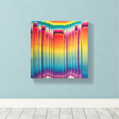 stralingsspectrum canvas afdruk (Insitu (Houten vloer))