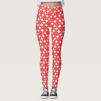 stralingsstarburst geometrisch leggings