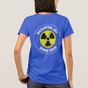 Stralingssymbool Radiating Joy sinds 2024 Grunge T-shirt