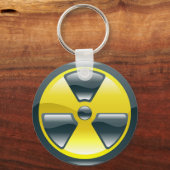 stralingssymbool sleutelhanger (Voorkant)