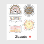 Stralingstherapie, Funny Radiation Therapist Pack Sticker (Vel)