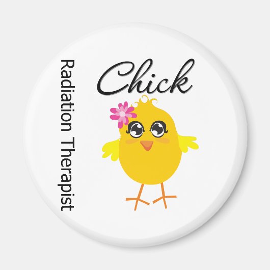 Stralingstherapist Chick Magneet (Voorkant)