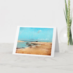 strand aan de lage zijkant (monding van de rivier) kaart