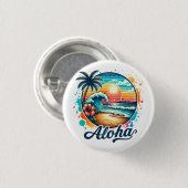 strand Aloha Sublimation-94953 Ronde Button 3,2 Cm (Voorkant /achterkant)