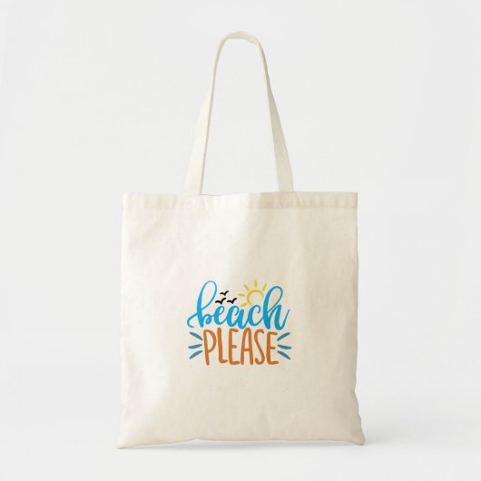 strand alsjeblieft tote bag (Voorkant)