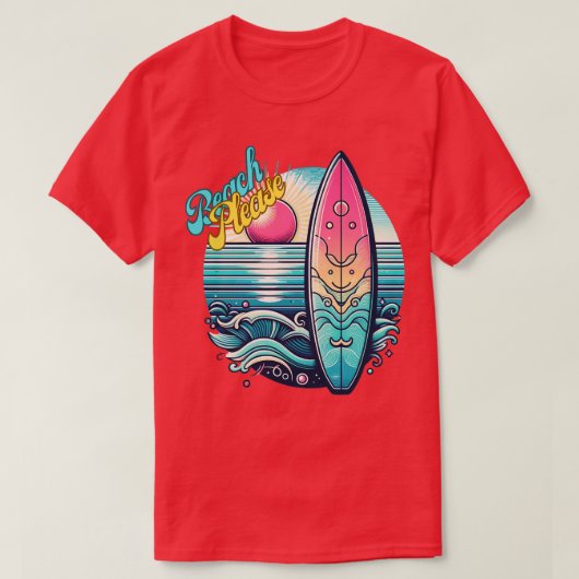 strand alsjeblieft TShirt (Design voorkant)