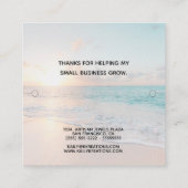 Strand Armband Display Sieraden Houder Vierkante Visitekaartje (Achterkant)