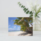 Strand auf Samoa Savaii Briefkaart (Staand voorkant)
