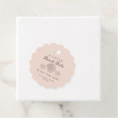 Strand Babe Meisje Baby shower Gepersonaliseerd Bedankjes Labels (In situ)