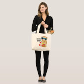 Strand baby Canvas tas (Voorkant (model))