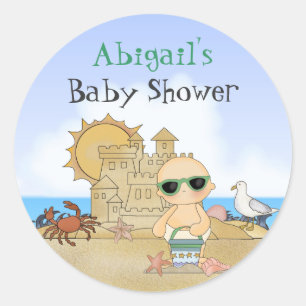 Strand Baby Neutrale Baby shower Stickers