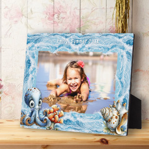 Strand Baby Oceaan Water en Zeeleven Fotolijst Fotoplaat