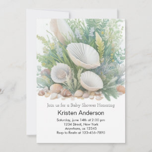 Strand Baby shower aan de oceaan Kaart