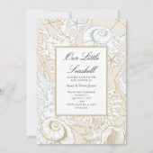 Strand Baby shower Seashell Nautische Oceaan Save The Date (Voorkant)