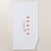 strand baby. Strandlakens (Voorkant)