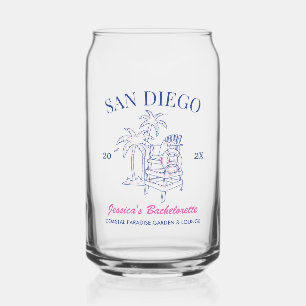 Strand Bachelorette Party Favor  Gift Custom Blikvorm Glas