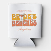 Strand Bachelorette Party Groovy bruid's stranden Blikjeskoeler (Voorkant)