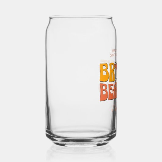 Strand Bachelorette Party Groovy bruid's stranden Blikvorm Glas (Rechts)