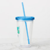 Strand Bachelorette Party Groovy Strand Babes Acryl Drinkbeker (Links)