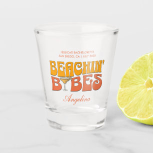 Strand Bachelorette Party Groovy Strand Babes Shot Glas