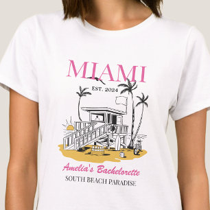 Strand Bachelorette Party Meisjes Trip Aangepaste  T-shirt