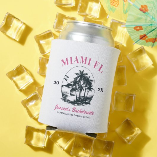 Strand Bachelorette Party Meisjes Weekend Trip Cus Blikjeskoeler (Insitu Zomer)