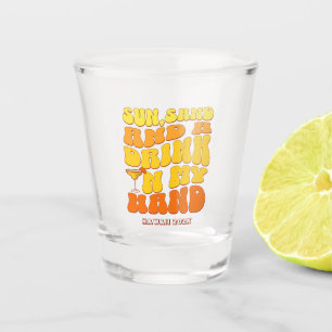 Strand Bachelorette Party Retro Zand Drink Shot Glas